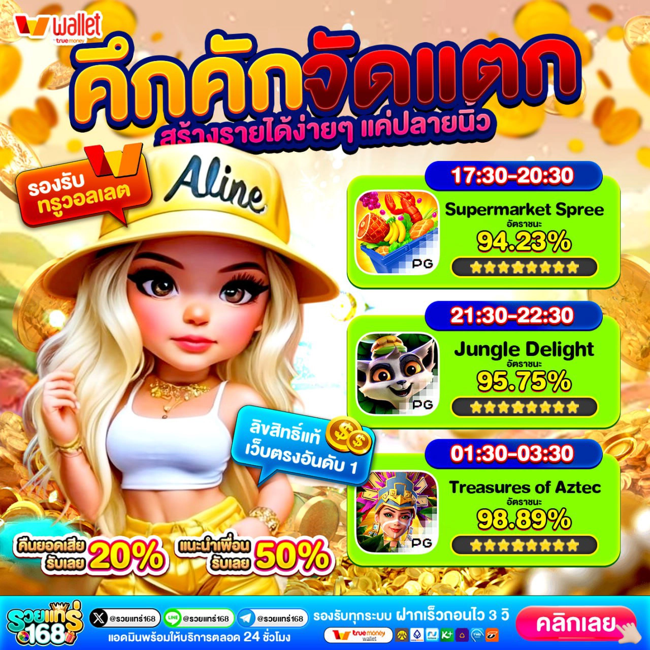 สิ่งที่ผู้เล่นพูดถึงรวยแทร่168