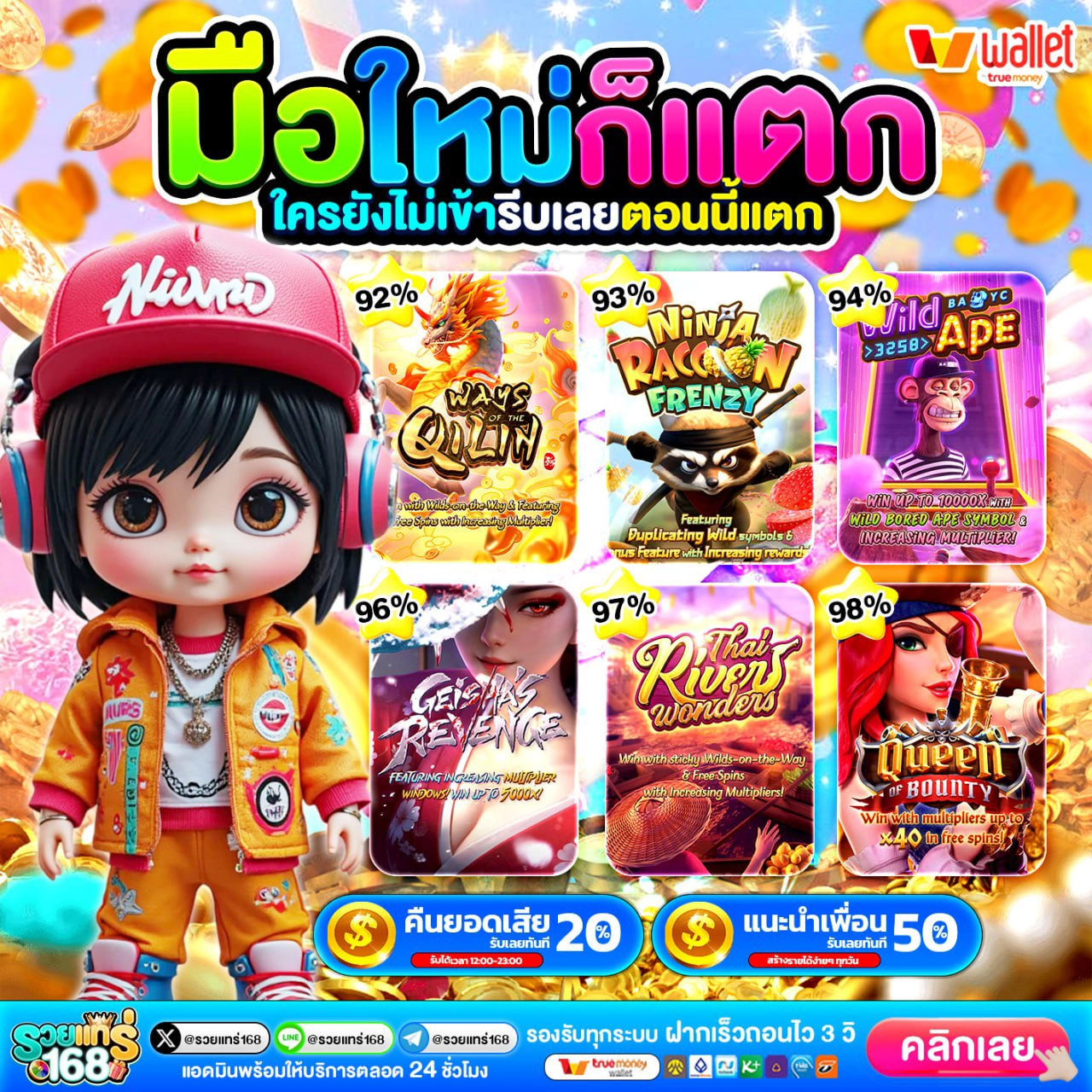 ฝาก 10 รับ 100 ทำยอด 200 ถอนได้เลย